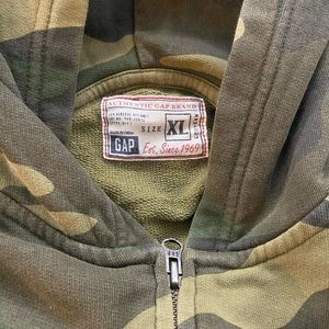 Boy’s GAP Camouflage Zip Up Jacket